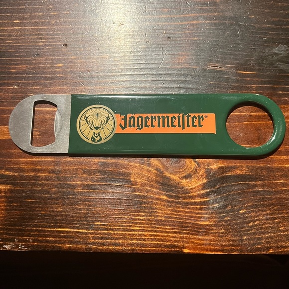 Jager Jagermeister bottle opener deer and beer green orange - Picture 3 of 6